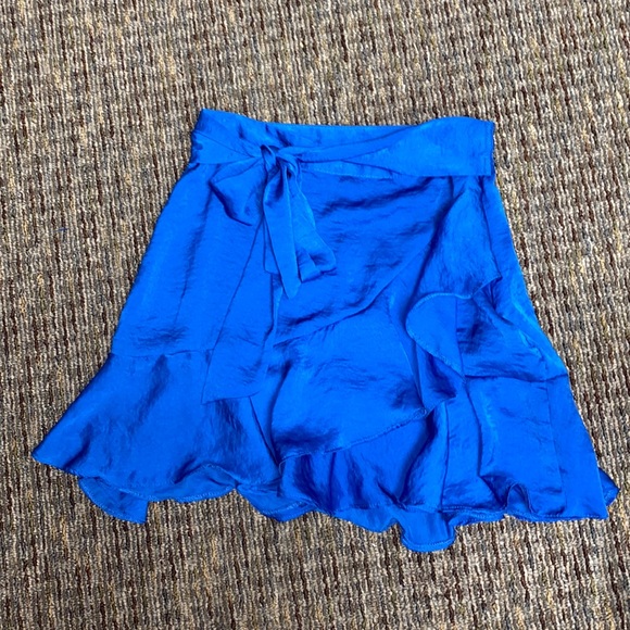 TopShop cobalt blue skirt - Picture 1 of 3